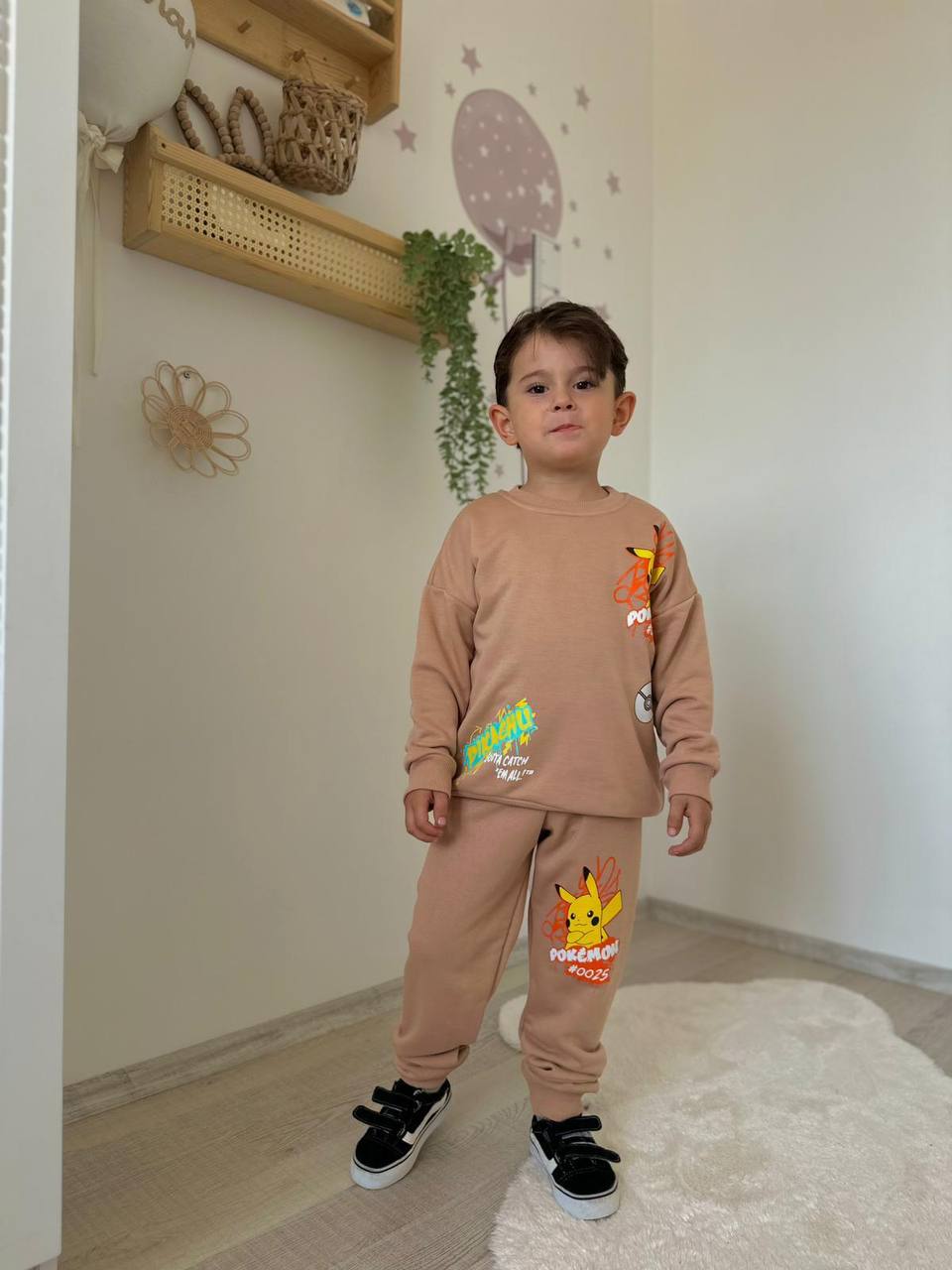 Erkek Çocuk Pokemon Desenli Eşofman Takımı