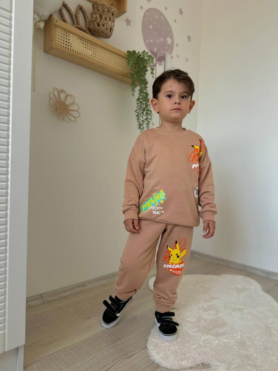 Erkek Çocuk Pokemon Desenli Eşofman Takımı