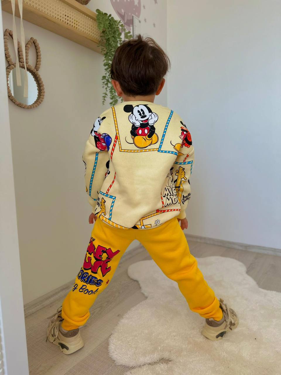 Erkek Çocuk Mickey Mouse Desenli Eşofman Takımı
